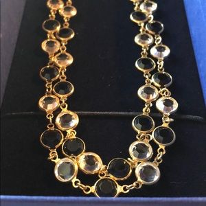 Swarovski Jewelry - Authentic Swarovski Black&Clear Necklace Swarovski Jewelry - Authentic Swarovski Black&Clear Necklace